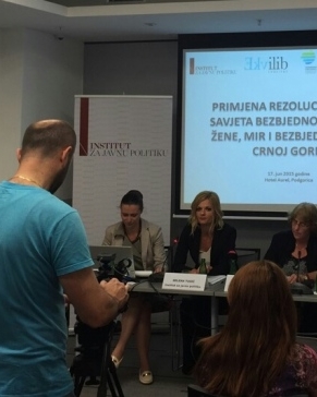 Round table “The implementation of Resolution 1325 of the Security Council of the UN – Women, peace and security in Montenegro”